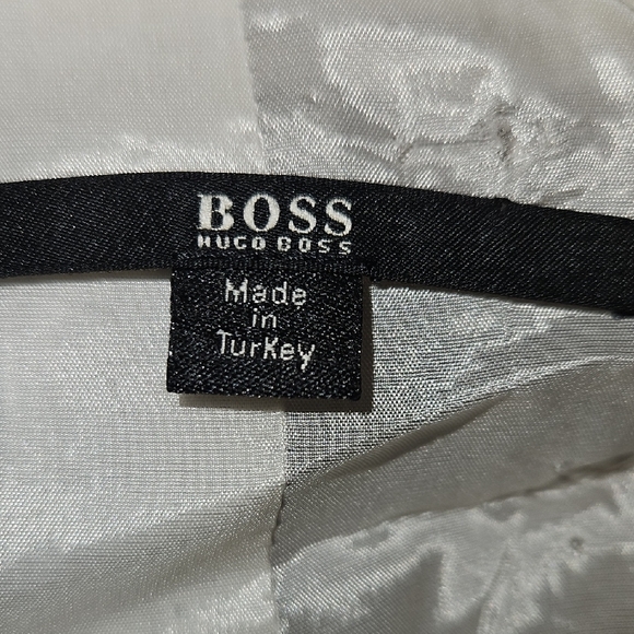 BOSS Hugo Boss Women’s Beige Virgin Wool Blend Blazer Jacket Tailored - Picture 3 of 15